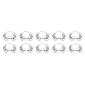Uxcell 734301957847 10pcs Diameter 14mm High 4mm Pmma Flat Convex Lens Flashlight Optical