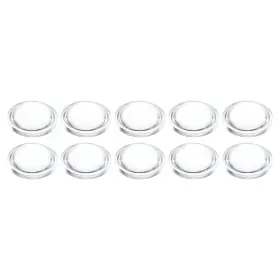 Uxcell 734301957854 10pcs Diameter 15mm High 5mm Pmma Flat Convex Lens Flashlight Optical