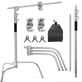 Cxjh01 Vallkay C Stand With Boom Arm - Photography Light Max Height 10.5ft/320cm 4.2