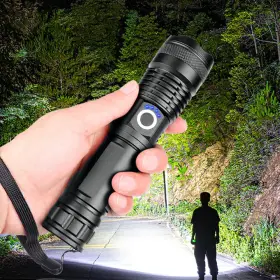 Valuebuy 798896207251 Lot Of 50 Super-bright Led Tactical Flashlight With Rechargeable Battery