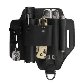 100128 Vanlutone Leather Multitool Sheath With Belt Clip Everyday Carry Edc Flashlight Or 100128 Vanlutone Leather Multitool Sheath With Belt Clip Everyday Carry Edc Flashlight Or