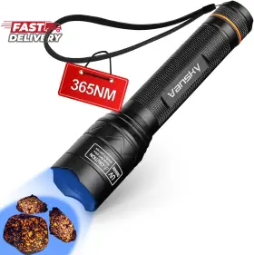 Vansky 445001813892 X7 Pro 365nm Uv Light Blacklight Flashlights Led Black Flashlite P