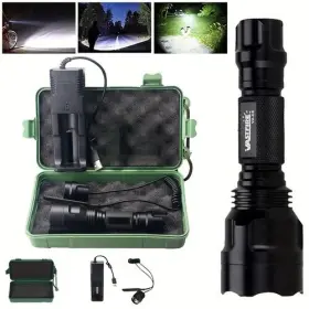 Vastfire Qxs0007us Single 1 Mode 1000lm White Led Flashlight Torch Hiking Lamp Sportlight