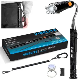 2401mpt Vibelite Gifts For Men Magnetic Flashlight With Tool Lanyard Telescoping Ma