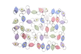 Vihose X004pzbzmj Pastel Mini Led Flashlight Keychains 50 Pcs Multicolor Camping Hiking