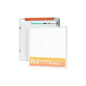 2x2-em Vocgouu 2 Pack 2x2 Led Flat Panel Light With Emergency Battery Backup Up To 1.5h Of 2x2-em Vocgouu 2 Pack 2x2 Led Flat Panel Light With Emergency Battery Backup Up To 1.5h Of