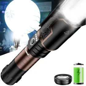 Volisaber Vb-sd-2025j-us002 99 000 Lumens Rechargeable Flashlight Super Bright Led Torch