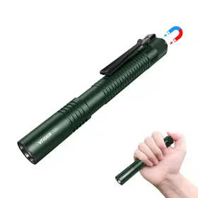 Vtiger 974028421038 Compact Edc Flashlight 1500 Lumens Rechargeable Tactical Light Strong