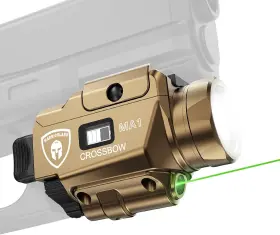 Warriorland 02588 Universal Weaponlight Green Laser And White Led Combo Tactical Light Rechargeable
