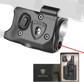 Warriorland 76574 Pistol Lite Redlaser&holster Fit Glock17/19gen3-5 G22/23/31/32gen3-4&g19x/44/45
