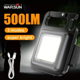 Warsun Ysq03 Mini Keychain Flashlight 500lm Super Bright Portable Led Torch