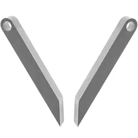 Wdwlbsm Qb-0010 2 Pcs Pry Bar Edc For Every Day Carry Small Stainless Ste