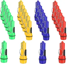 Winbar Wb027 Mini Flashlight Keychain 24pcs Bulk Assorted Colors Toy For H