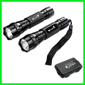 Windfire 101-xhp70 2 Pack Led Flashlight Single Mode Super Bright Tactical Flashlights S