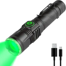 Windfire Sv59 Gn Green Light Flashlight Rechargeable Hunting Flashlights With Cli