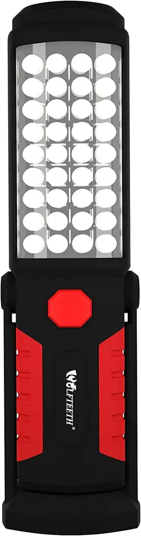 7192 Wolfteeth Led Work Light Rechargeable Magnetic Flashlights For Mechanics 360 Rotate Und