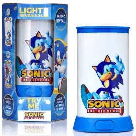 Wow Stuff Snc-1008-01 Light Revealers Lamp - Sonic The Hedgehog 7.5 Inch Night Auto-off