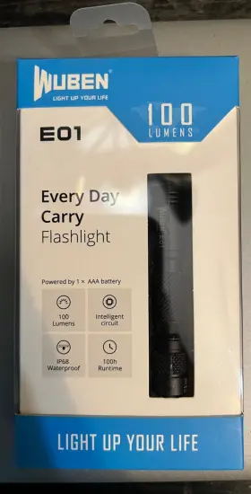 Wuben 192271000459 E01 Pen Flashlight New In Box