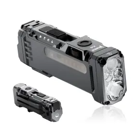 Wuben 192271071114 X4 Edc Led Flashlight With Rgb Light 1500 Lumens Mini Gray