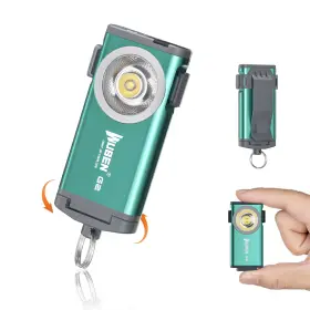 Wuben Fx-l2 G2 Mini Flashlight Keychain 500 Lumens Rechargeable Pocket Green