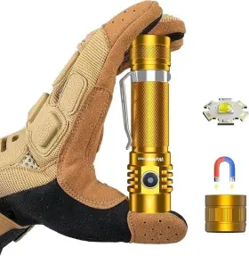 Wurkkos 772467463048 Wk03 Pocket Flashlight Rechargeable 1200 High Lumens Super Bright Led