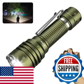 Wurkkos B0dlwhlxlr Ts23 Tactical Flashlight5000 High Lumens Rechargeable Flashlight70.3 Hi