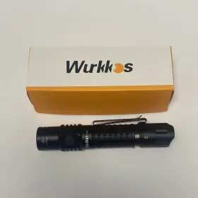 Fc12c Wurkkos Tactical Flashlight 1600 High Lumens Usb-c Rechargeable Led
