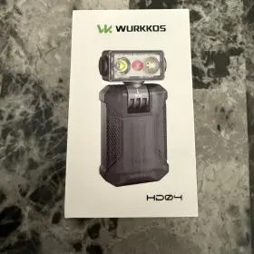 Wurkkos Hd04 Brand New Rechargeable Clip-on Flashlight 750 Lumens Rotatable