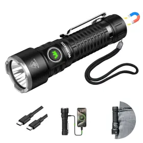 Ts28 Wurkkos Rechargeable Led Flashlight 3200 Lumens Super Bright