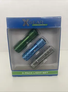 Xgear Rn129919 3-pack Led Light With Bottle Opener High Output Bulbs Textured Surface