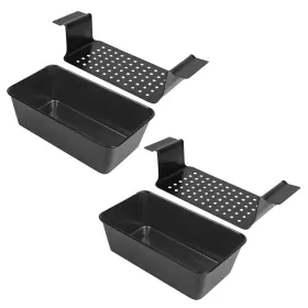 Xuohead 731723618660 2 Pack Meatloaf Pan With Drain Tray Nonstick Baking Loaf Large Black Xuohead 731723618660 2 Pack Meatloaf Pan With Drain Tray Nonstick Baking Loaf Large Black