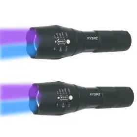 Xysrz Xysrz-pn-xz2022-54 Uv 365nm And 395nm Wood S Lamp Pet Urine Detector Scorpion Finder 2 Pack