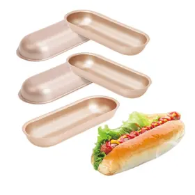Xzjmy 758091798022 5 Pack Mini Loaf Pan Baking 7in 7.48 2.8 1 Champagne Gold