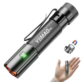 Yemao 754191699085 Emergency Edc Flashlight Rechargeable 1500lm Mini Light - 6 Modes With