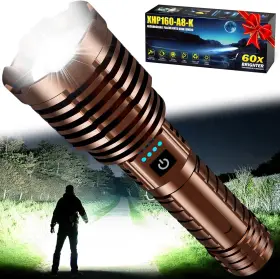 Yiwu Qimai Electronic Co. Ltd 445028422459 Rechargeable 5000 Lumens Led Flashlight 5 Modes Waterproof 31h Runtime