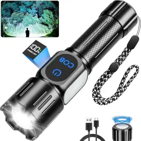 Yiwu Qimai Electronics Co. Ltd 711181809145 Edc Tactical Flashlight 1100 High Lumens Rechargeable Led Flat With Cl