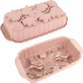 Ysqool Yly90198 Thanksgiving Silicone Loaf Pan For Fall Baking 10.7 X 6 2.4 Inches Orange