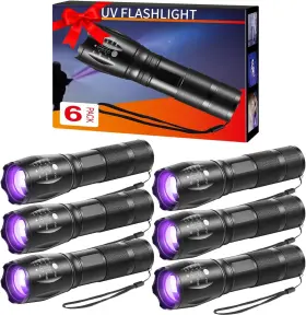 Yuyao Xingyihancheng Technology Company Limited 445010718751 6pack Small Uv Flashlight Black Light 395nm Flashlights Portable Led Yuyao Xingyihancheng Technology Company Limited 445010718751 6pack Small Uv Flashlight Black Light 395nm Flashlights Portable Led