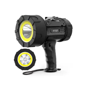 Yyif 726597753661 Rechargeable Spotlight 1000000 Lumen Led Handheld With Cob Light Flood