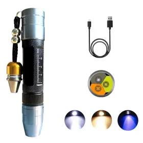 Yzyoe Ak30h Led Rechargeable Three Light Source Jade And Jewelry Appraisal Flashlig
