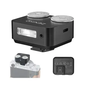 Zeniko Za-12 Dual Dial Retro Mini Flash - 2.5s Recycle 7-level Power 400 Shots S Inch