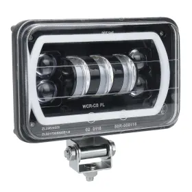 Zjusdo Zp-251730s 4x6ftft Led Headlight With Mounting Bracket Hi/lo Beam White&amber Halo Off Roa
