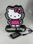 Hello Kitty Led Light Box With Free Remotes Holder Usb Colors Flash Music Mode. Fixed Price $50.00.