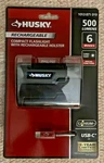 Husky Flashlight 500LM Magnetic Rechargeable Led Holster Portable 6-MODE. Fixed Price $21.80.