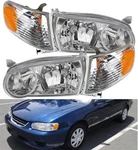 Munirater Headlights Headlamp Assembly Replacement For 2001 2002 Yellow. Fixed Price $101.42.