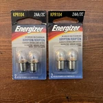 Lot Of (4) Bulbs Energizer KPR104 Krypton 2AA/2C Flashlight. Fixed Price $9.00.