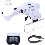 Yoctosun Led Magnifier, Rechargeable Hands Free Headband Magnifying Glasses. Fixed Price $23.14.