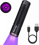 Alonefire SV127 Mini 395NM Uv Flashlight Usb Rechargeable Blacklight Woods Lam. Fixed Price $13.98.