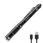 Okcomuy Rechargeable Pen Flashlight IP67 Waterproof With 1 Pack, Black. Fixed Price $24.64.