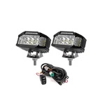 2PCS 3.5 42W Led Ditch Lights, 12V Amber White Flood Spot Work Pod. Fixed Price $135.94.